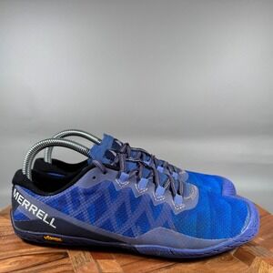 Merrell Trail Glove 4 Barefoot Blue Purple Running Shoes J12676 Womens 9